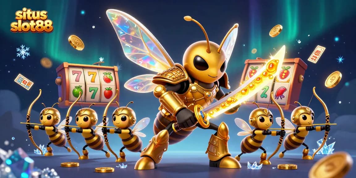 Unleash winning strategies with situs slot88's captivating slot adventure featuring a mighty hornet.