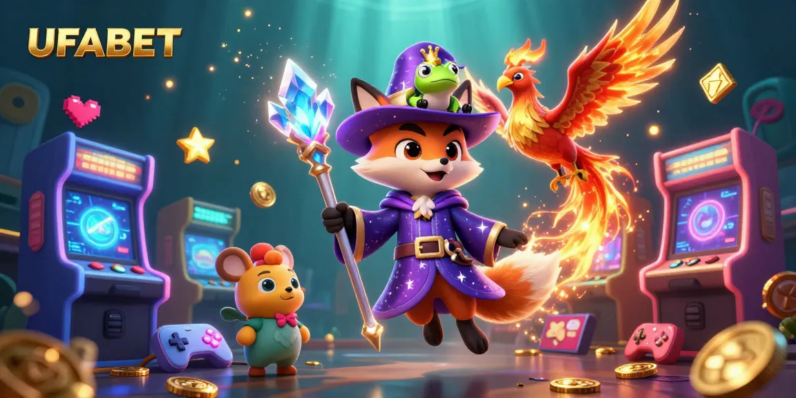 Experience exciting gameplay with UFABET featuring vibrant casino elements and a magical scene.