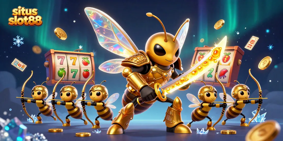Unleash winning strategies with situs slot88's captivating slot adventure featuring a mighty hornet.