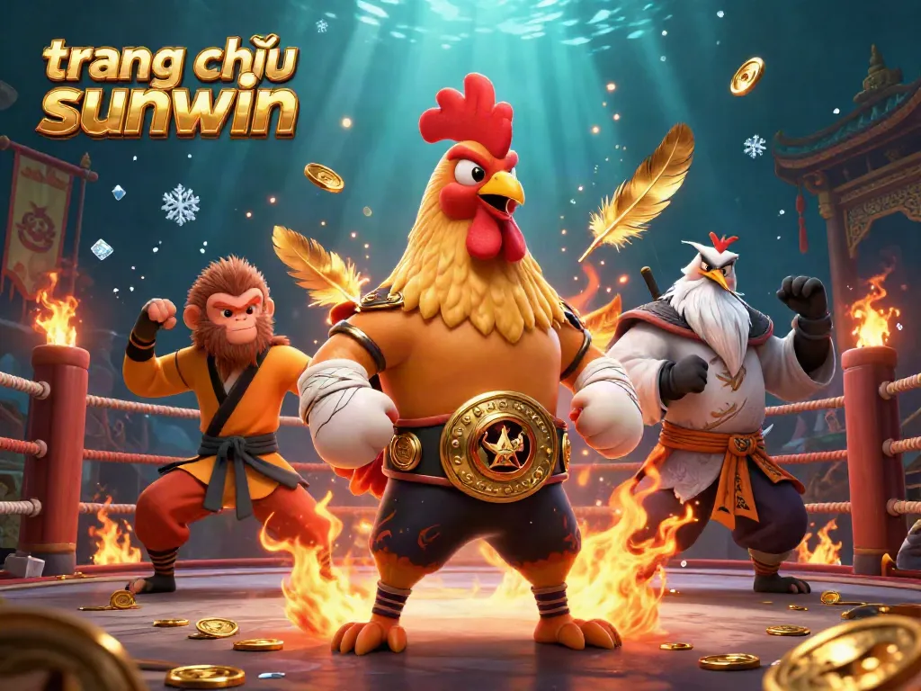 Play on trang chủ sunwin with dynamic 3D casino characters in a vibrant arena.
