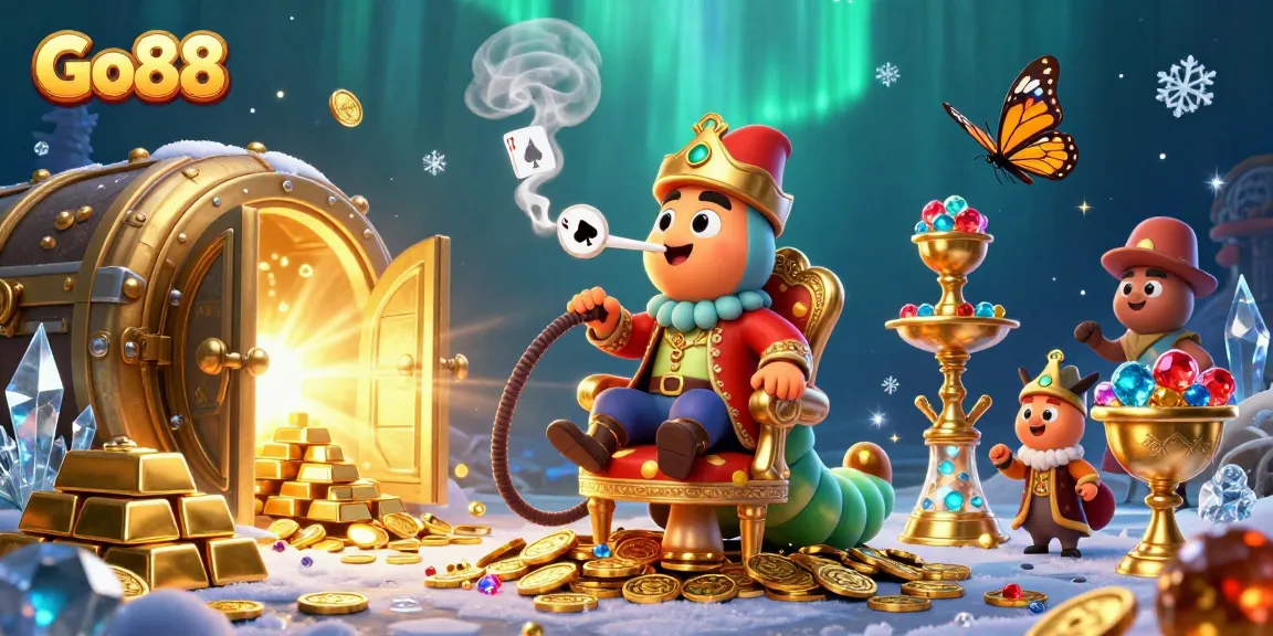 Experience the exciting world of Go88 with vibrant casino-themed characters and rich gambling elements.