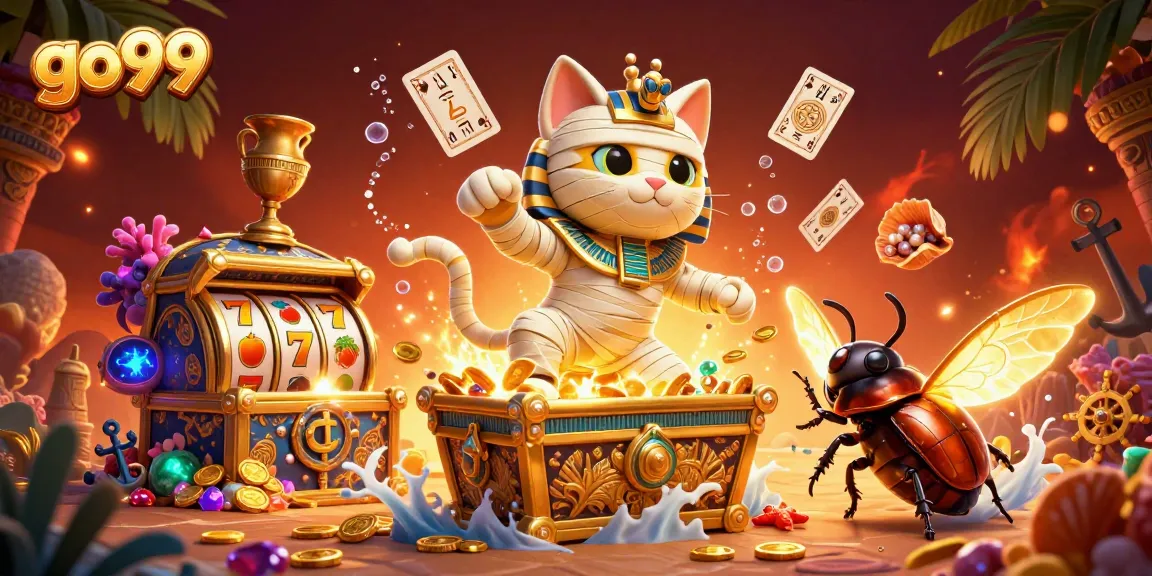 Experience thrilling gaming moments with go99 as Egyptian characters burst into action in a luxury casino.