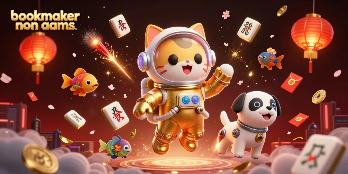 Piazza le tue scommesse con bookmaker non AAMS in un'illustrazione 3D colorata e vivace.