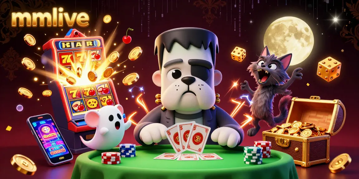 Engage with mmlive, featuring dynamic 3D characters at a vibrant casino scene.