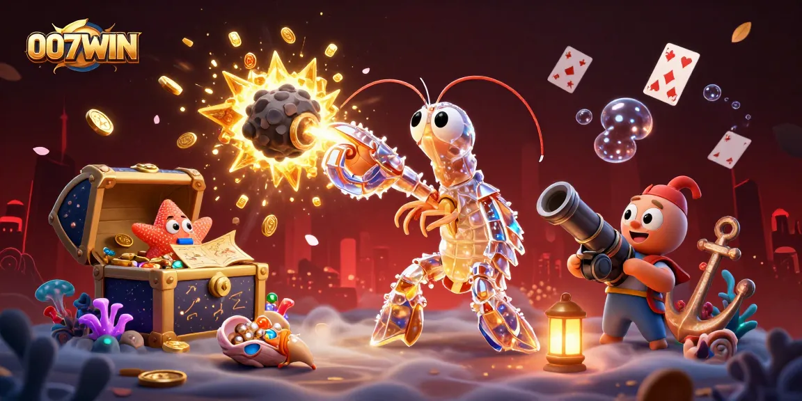 Experience the thrilling adventures of 007WIN with a galactic samurai and treasures in a vibrant underwater world.