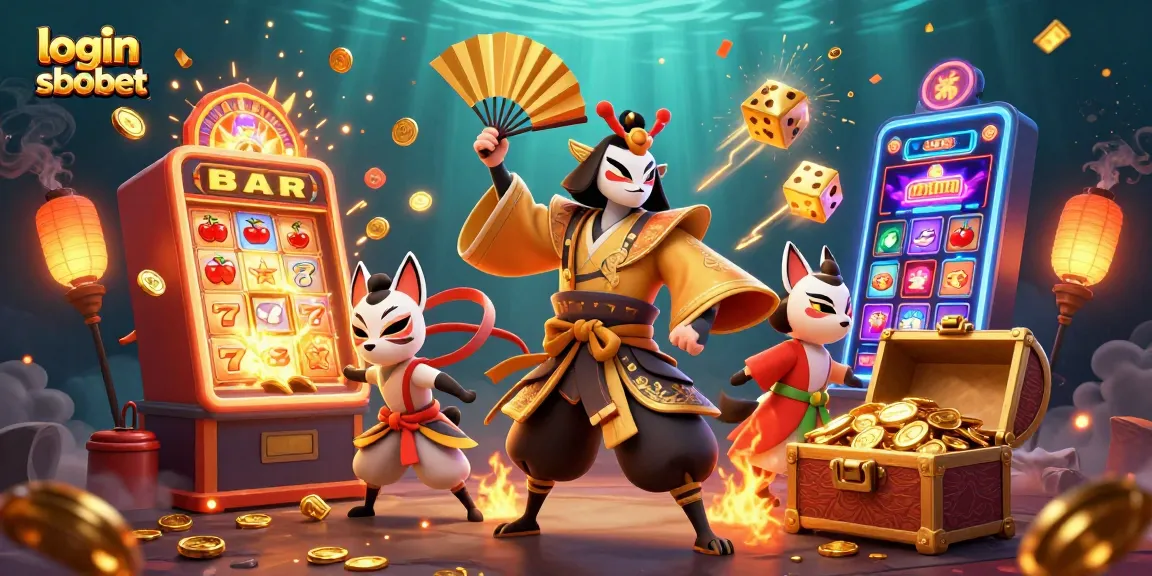 Experience thrilling action as you login sbobet for jackpot wins in this vibrant casino scene.