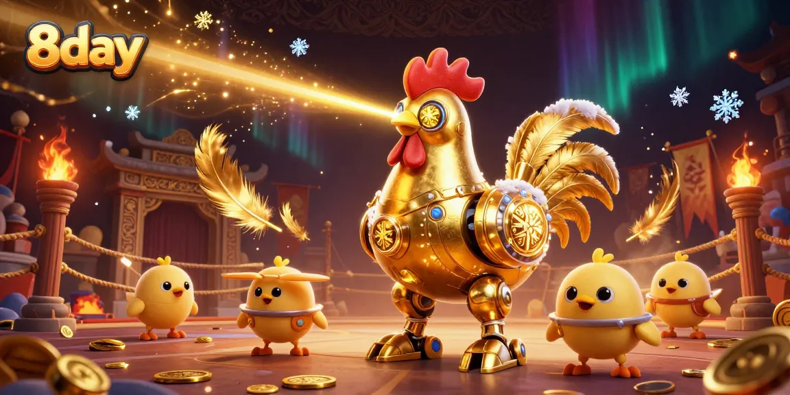 Engage in thrilling gameplay with 8day's unique games featuring robot characters and dazzling visuals.