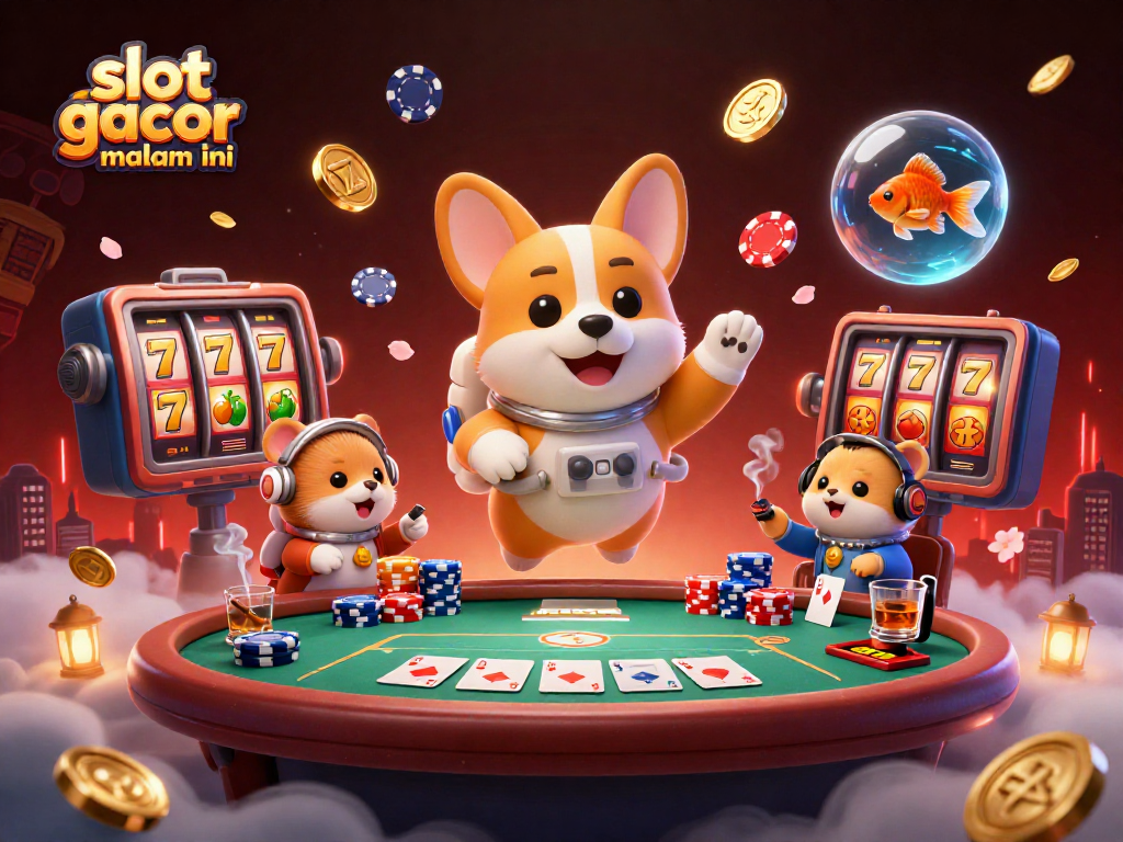 Engage with slot gacor malam ini through dynamic gaming adventures with 3D characters and rich casino elements.