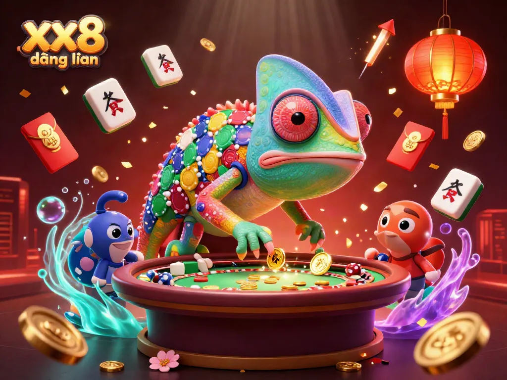Experience vibrant gaming with xx8 đăng nhập and colorful casino elements illuminating the scene.