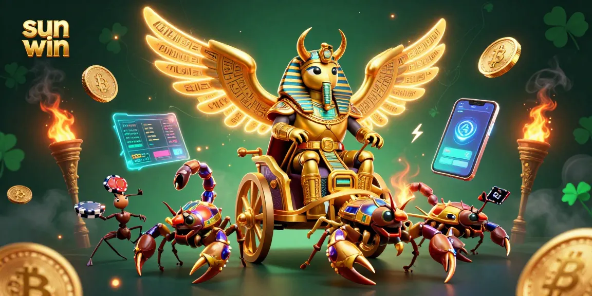 Engage with sun win's thrilling gameplay featuring vibrant characters and crypto elements.
