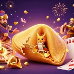 CoinPoker offre un monde ludique avec des dragons, des jetons dorés, et des cartes gagnantes.