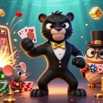 Experience thrilling gaming moments with gavangtvs in a vibrant 3D casino scene.