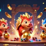 CWIN empowers players with thrilling animated pangolin showdown in a vibrant casino adventure.