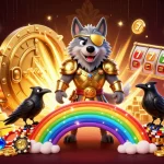 Experience BETJILI99's thrilling gaming atmosphere with rich casino elements and vibrant Norse characters.