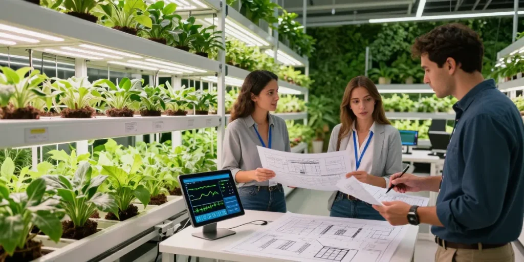 CIKA4D slot indoor agriculture design collaboration with modern vertical farming.